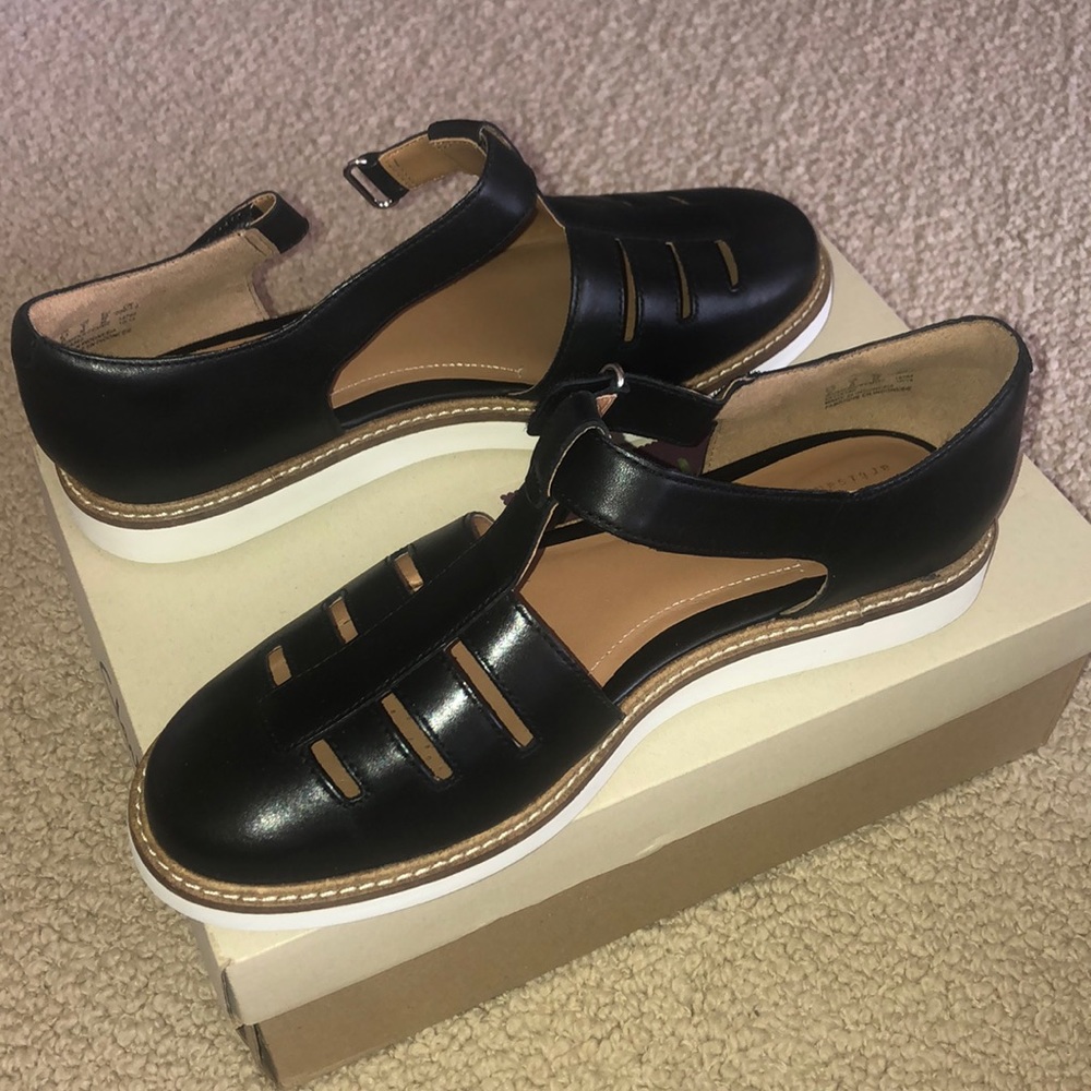 Black Leather Sandal